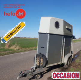 1,5 PAARDS TRAILER met ALUMINIUM bodem !