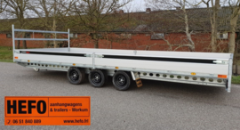 PL  3500 kg. - trippel (3)asser/ 3 x 1800 kg. - 4.01 x 2.22 mtr.