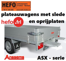 PLATEAUWAGENS Anssems ASX serie