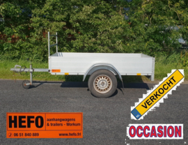 Nette aanhanger - Anssems GT-O 750 kg. 2.01 x 1.01 mtr. en NIEUWE  huif 1.20 hoog
