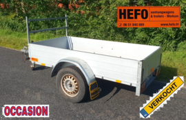 Nette aanhanger - Anssems GT-O 750 kg. 2.01 x 1.01 mtr. en NIEUWE  huif 1.20 hoog