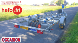 Vlemmix - 1350 kg. geremde ENKELAS BOOTTRAILER