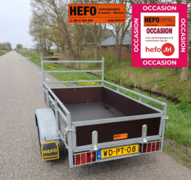 Zeer nette, VERDONK 1300 kg geremde enkelasser