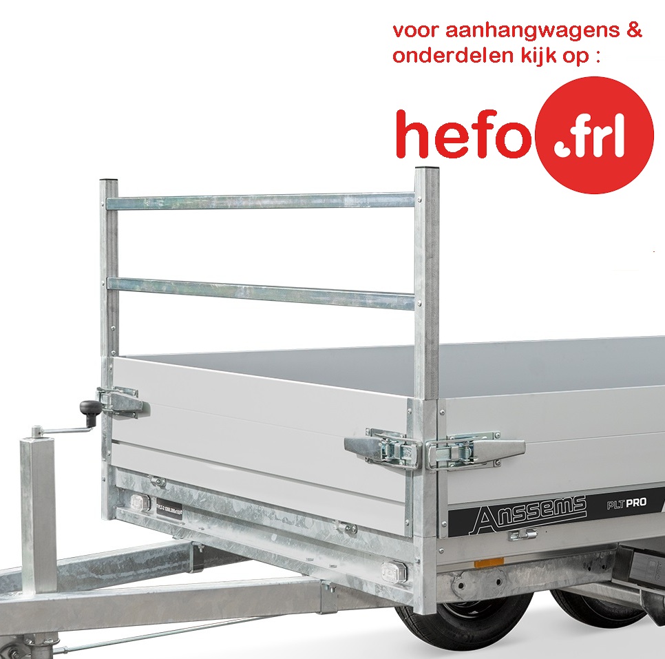 uitneembaar voorrek 1.50 breed Anssems PLT PRO serie