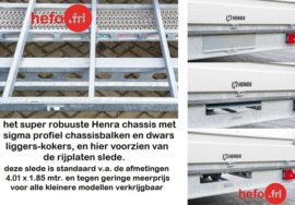 Henra Major PL 3000 kg. tandemas geremd - 3.01 x 2.02 mtr.