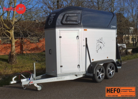 Henra PTN13.17 - 1,5 paards aluminium trailer Black Edition