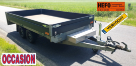 Henra - 2700 kg. geremde PLATEAUWAGEN 3.51 x 1.85 mtr. DIRECT INZETBAAR