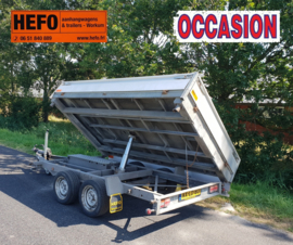 Henra - 2700 kg. geremde 3 zijdig, electrische, KIPPER 3.01 x 1.85