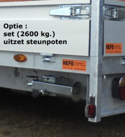 KP 3500 kg. tandemas 3.31 x 1.85 mtr.