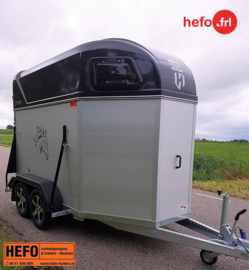 Henra PTNXL20.17 - 2 paards XL aluminium trailer Black Edition
