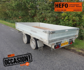 Saris - 2700 kg. geremde 3 zijdig, electrische, KIPPER 3.05 x 1.70