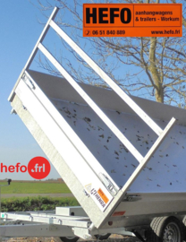 Uitneembaar voorrek 1.85 breed / i.c.m. de kipper