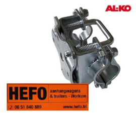 AL-KO wegklapbare neuswielklem Ø 48 mm. 90° kantelbaar