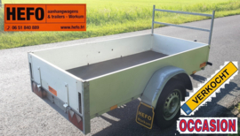 Nette aanhanger - Anssems GT-O 750 kg. 2.01 x 1.01 mtr. en NIEUWE  huif 1.20 hoog
