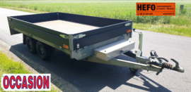 Henra - 2700 kg. geremde PLATEAUWAGEN 3.51 x 1.85 mtr. DIRECT INZETBAAR