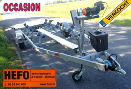 Vlemmix - 1350 kg. geremde ENKELAS BOOTTRAILER