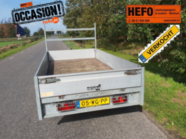 Henra - 2000 kg. geremde PLATEAUWAGEN 3.01 x 1.55 mtr. DIRECT INZETBAAR