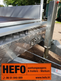 Aluminium dissel opbergbox voor Anssems PSX/ASX -  95x32x15 cm.