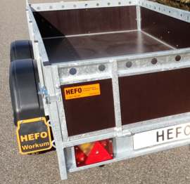 HEFO Amigo - 750 kg. ongeremde dubbelasser 2.55 x 1.45 mtr.