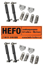 KLTT Pro 1350 kg. geremde tandemasser 3.05 x 1.50 mtr.