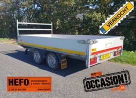 Eduard - 2000 kg. geremde PLATEAUWAGEN 3.10 x 1.60 mtr.
