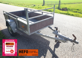 degelijke, Anssems 750 kg. ongeremde enkelasser ca. 205 x 110