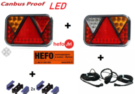 complete set LED achterlichten (CAN-bus proof met 99,9% compatibiliteit !)