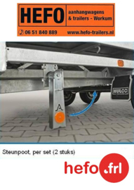HULCO - set uitzetsteunpoten
