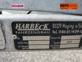 Nette Harbeck boottrailer - type 450/ 350