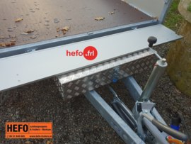 Aluminium dissel opbergkist voor HENRA PL serie -  90x38x19 cm.