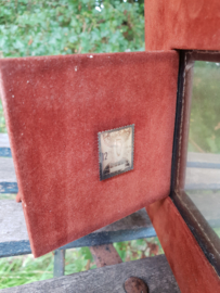 Zilveren.999 - gelegenheids POSTZEGEL uit 2001 in lederen lijst