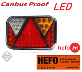 LED achterlicht RECHTS 5 polige stekker (CAN-bus proof met 99,9% compatibiliteit !)