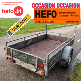 handige, 750 kg. ongeremde enkelasser ca. 250 x 130