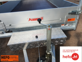 Aluminium dissel opbergbox voor Anssems PSX/ASX -  95x32x15 cm.