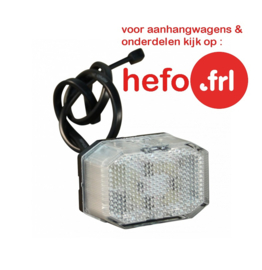 LED rood/wit contourlamp Aspöck - met 500 mm snoer