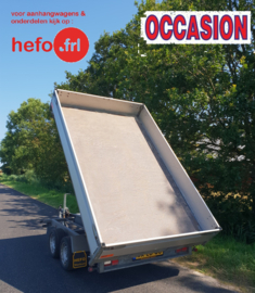 Henra - 2700 kg. geremde 3 zijdig, electrische, KIPPER 3.01 x 1.85