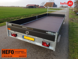 Henra PL Major tandemasser 3000 kg. geremd - 4.53 x 2.02 mtr.