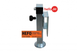 WW uitklapbare steunpoot (2600 kg. p.set) - extra lange bev.plaat, afstand 42 mm.