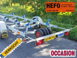 Vlemmix - 1350 kg. geremde ENKELAS BOOTTRAILER