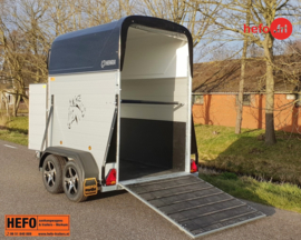 Henra PTN13.17 - 1,5 paards aluminium trailer Black Edition