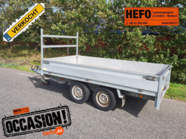 Henra - 2000 kg. geremde PLATEAUWAGEN 3.01 x 1.55 mtr. DIRECT INZETBAAR