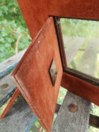 Zilveren.999 - gelegenheids POSTZEGEL uit 2001 in lederen lijst