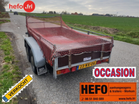 Nog goed bruikbare SARIS 1350 kg tandemas bakwagen 250 x 130