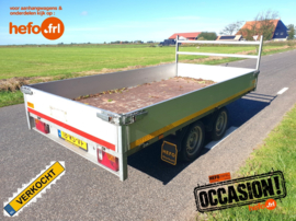 Eduard - 2000 kg. geremde PLATEAUWAGEN 3.10 x 1.60 mtr.