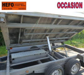 Henra - 2700 kg. geremde 3 zijdig, electrische, KIPPER 3.01 x 1.85