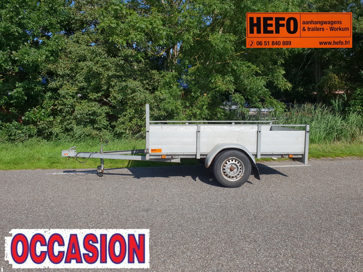 Anssems BSX  750 kg ongeremde enkelasser 251 x 130