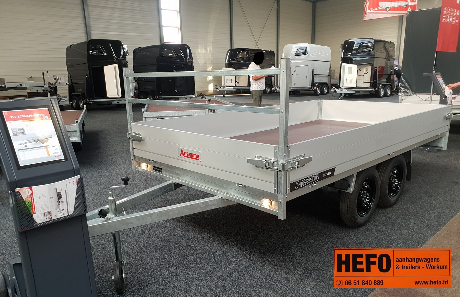 PLT2 - PRO tandemas ongeremd 3.30 x 1.80 mtr.