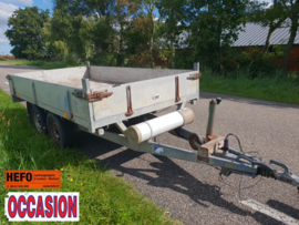 Henra 2000 kg  tandemas plateauwagen 3.05 x 1.63 mtr.