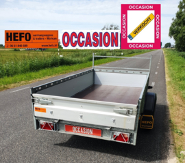 Helemaal als NIEUW !! Hapert R 750 kg. Aluminium enkelasser 2.62 ! x 1.32 mtr.