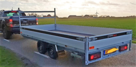 Henra X-pert 3000 kg plateauwagen 4.01 x 1.85 voor Rodenhuis Infra uit Jellum